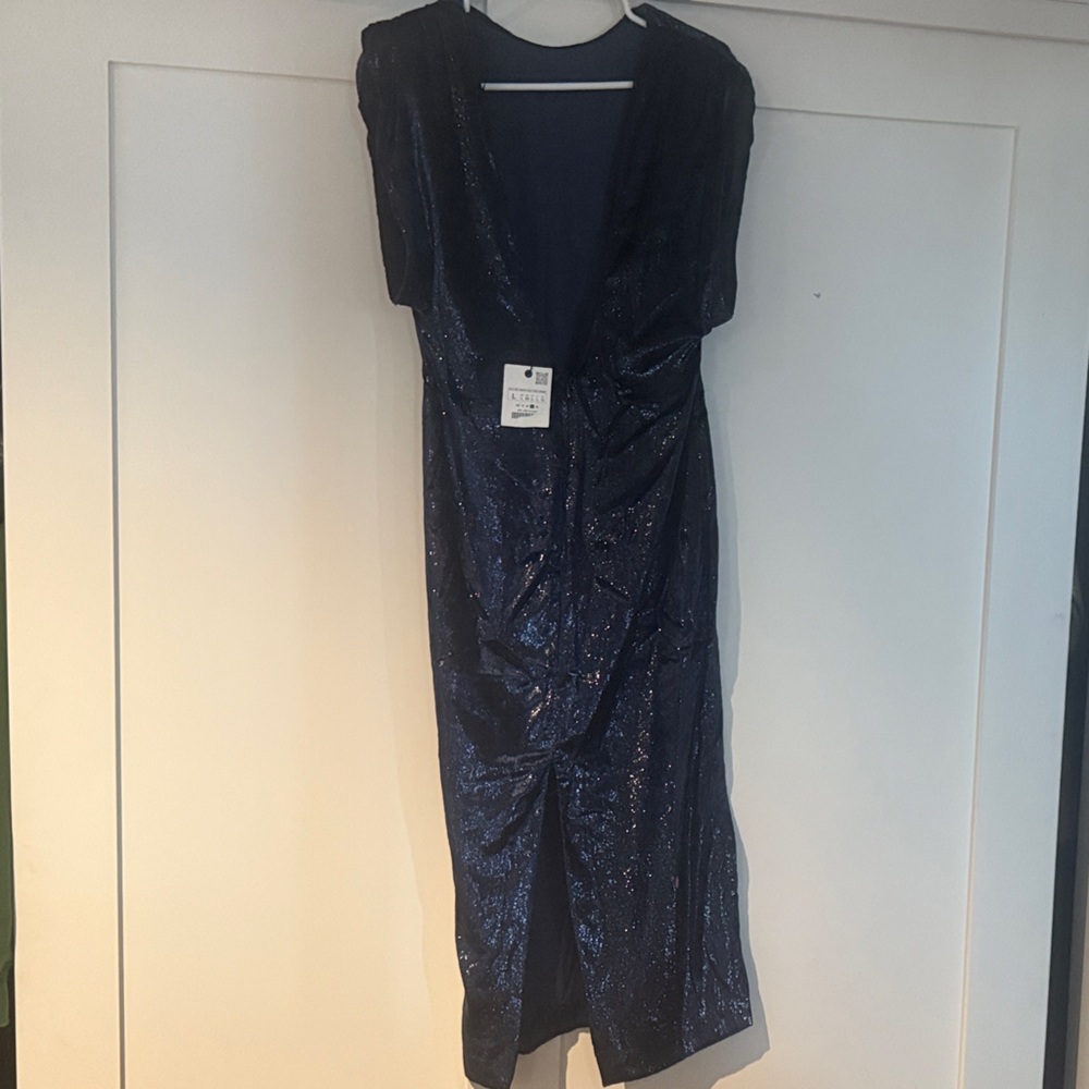 Zara Blue Sparkle Dress